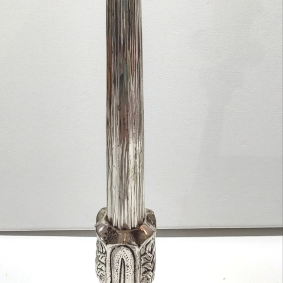Judaica Shabbat Sabbath Polish silver plated candlesticks - Picture 5 of 10